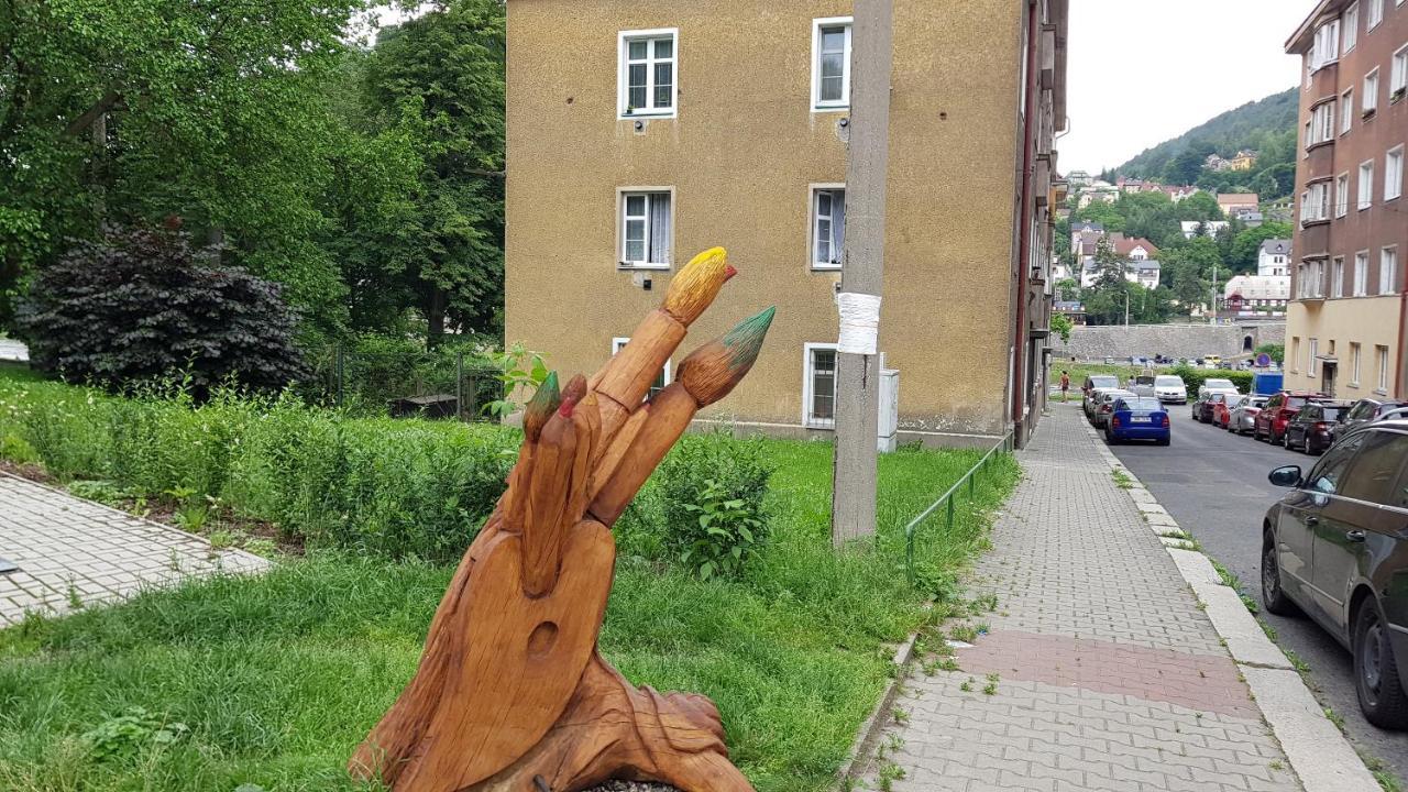 Apartman Pod Zamkem Decin Exteriör bild